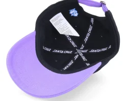 Toon Hand Cap Black/Soft Purple Dad Cap - Santa Cruz