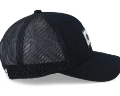 Topstitch Retro Black Trucker - Salty Crew