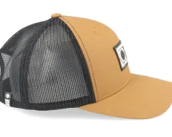 Topstitch Retro Camel/Black Trucker - Salty Crew