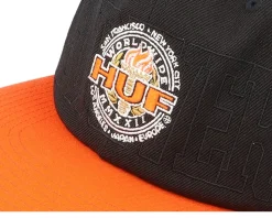 Torch Mmxxii Black/Orange Snapback - HUF
