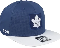 Toronto Maple Leafs Authentic Pro Game&Train Cobalt/White Snapback - Fanatics