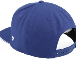 Toronto Maple Leafs Gino Flat Brim Blue Cobalt/White Snapback - Fanatics