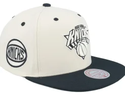 Toronto Raptors Evergreen Cream Black Hwc Off White/Black Snapback - Mitchell & Ness