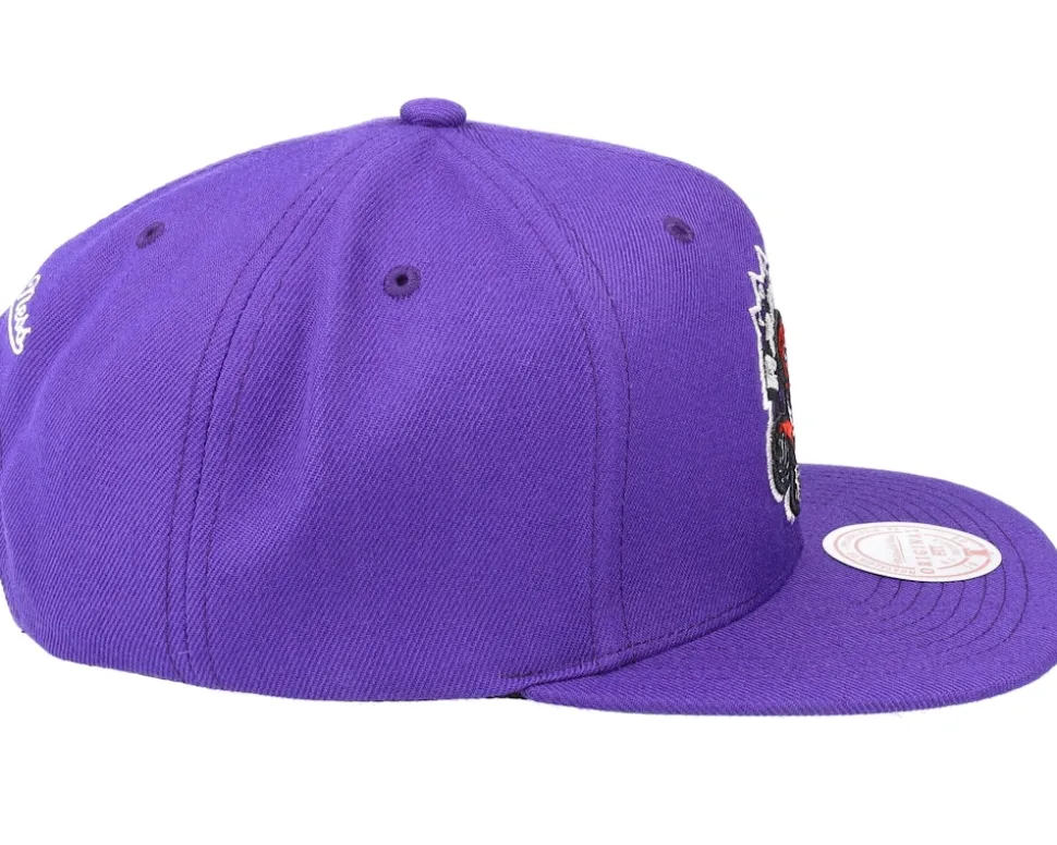 Toronto Raptors Team Ground 2.0 Purple Snapback - Mitchell & Ness