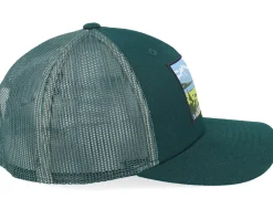 Torres Del Paine National Park Dark Green A-Frame Trucker - Jim Pilleus
