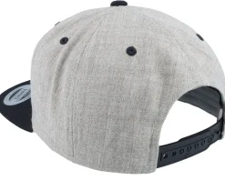 Tors Hammer Mjölner Heather Grey/Black Snapback - Vikings