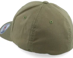 Tors Hammer Mjölner Olive Green Flexfit - Vikings