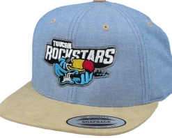 Toucan Rockstars Chambray Suede Blue/Beige Snapback - Iconic