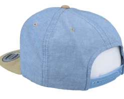 Toucan Rockstars Chambray Suede Blue/Beige Snapback - Iconic