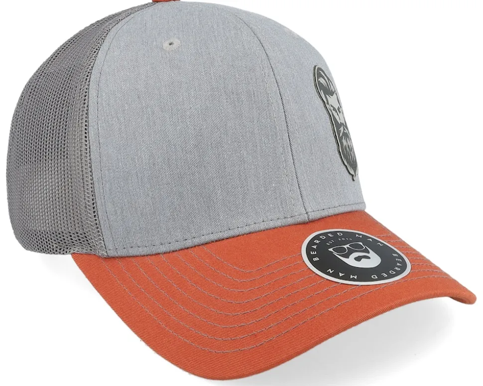 Tough Beard 112 Tri Heather Grey/Charcoal/Dark Trucker - Bearded Man