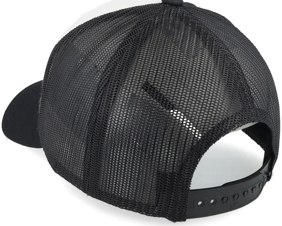 Tough Beard Retro Black/White/Black Trucker - Bearded Man