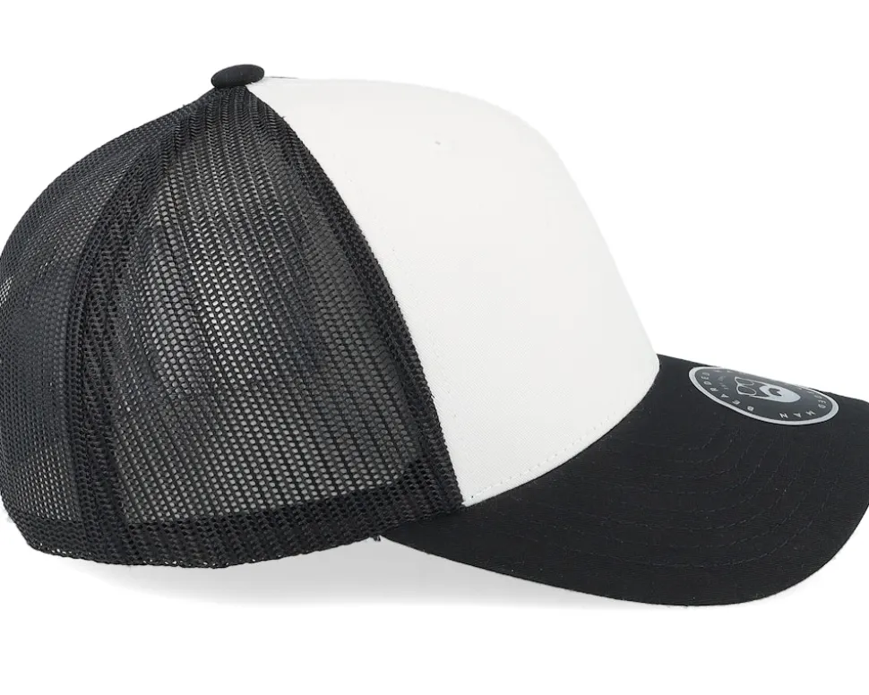 Tough Beard Retro Black/White/Black Trucker - Bearded Man