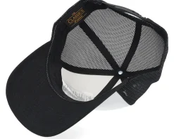 Tough Beard Retro Black/White/Black Trucker - Bearded Man