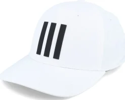 Tour Hat 3 Stripe White Adjustable - Adidas
