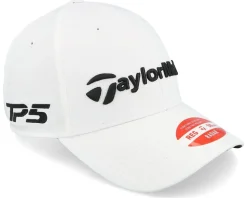 Tour Radar Hat White Adjustable - Taylor Made