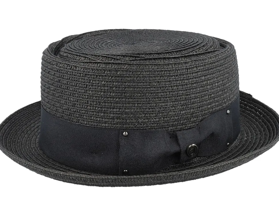 Toyo Braided Black Pork Pie - Jaxon & James