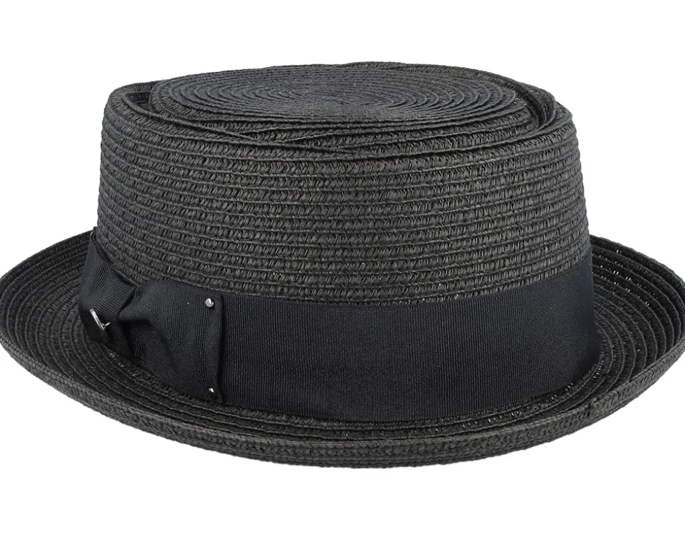 Toyo Braided Black Pork Pie - Jaxon & James