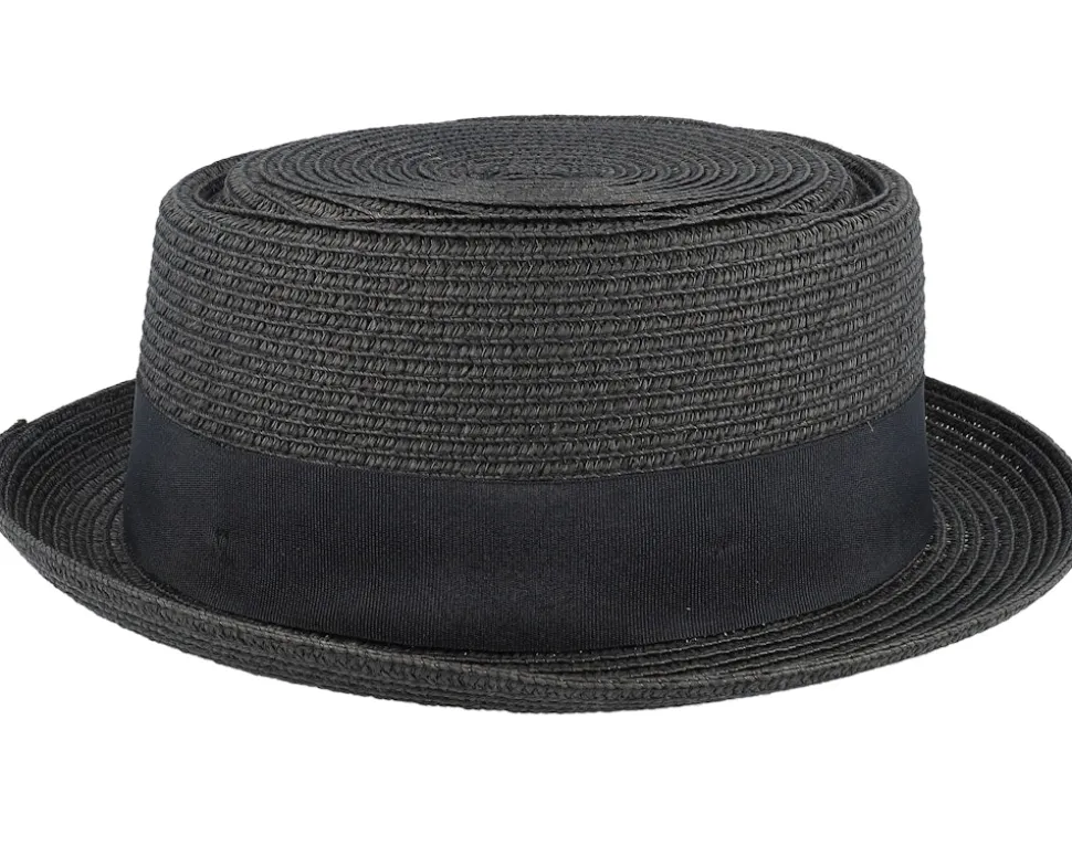 Toyo Braided Black Pork Pie - Jaxon & James