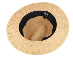 Toyo Braided Fedora Cappuccino Straw Hat - Jaxon & James