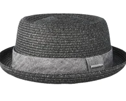 Toyo Heather Black Porkpie - Stetson