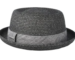 Toyo Heather Black Porkpie - Stetson