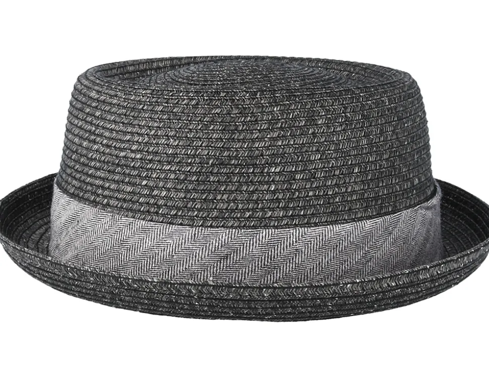 Toyo Heather Black Porkpie - Stetson