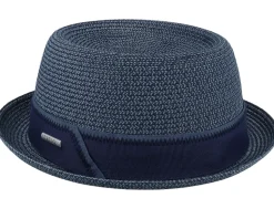 Toyo Light Blue/Navy Pork Pie - Stetson
