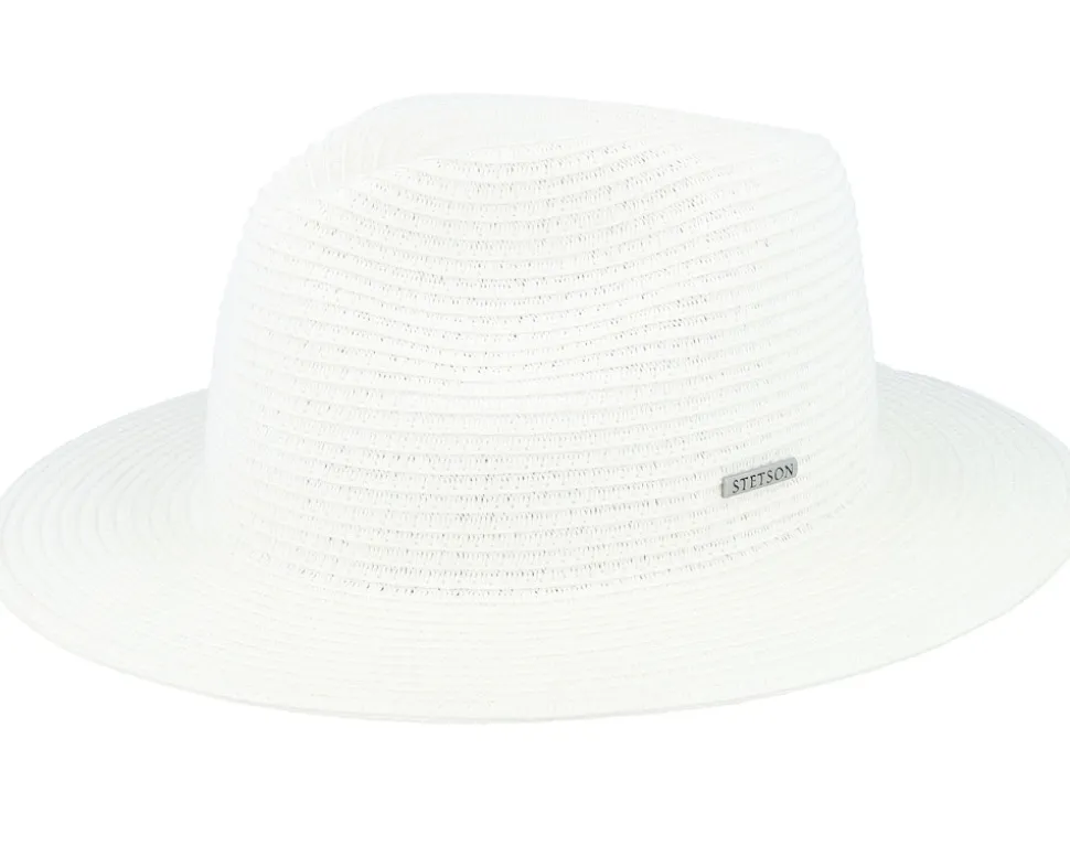Toyo White Traveller Straw Hat - Stetson