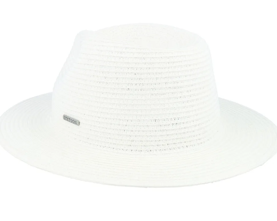 Toyo White Traveller Straw Hat - Stetson