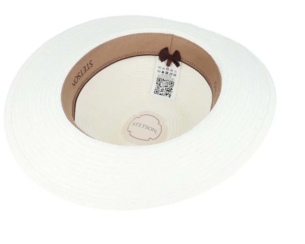 Toyo White Traveller Straw Hat - Stetson
