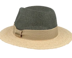 Toyo/Raffia Olive/Natural Traveller Straw Hat - Stetson
