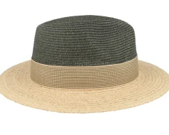 Toyo/Raffia Olive/Natural Traveller Straw Hat - Stetson
