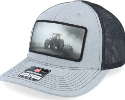 Tractor Black & White Patch Heather Grey/Black Trucker - Iconic