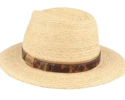 Traveller Raffia Beige/Brown Straw Hat - Stetson