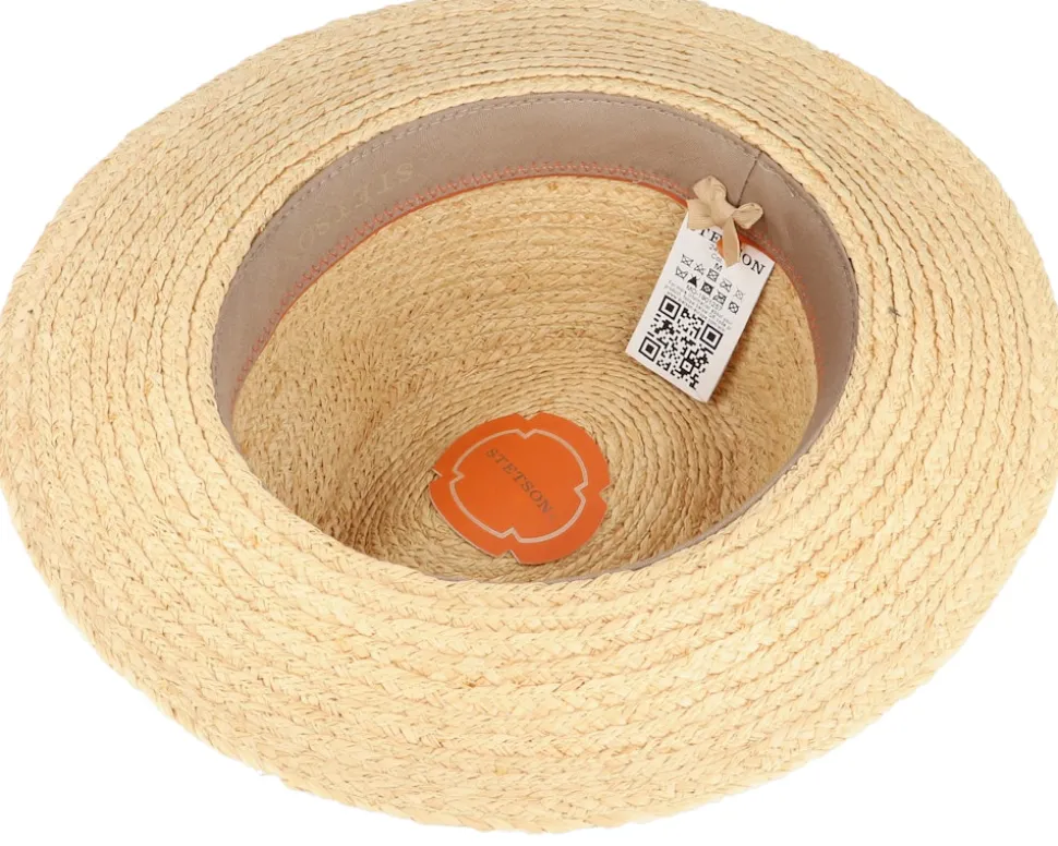 Traveller Raffia Beige/Brown Straw Hat - Stetson