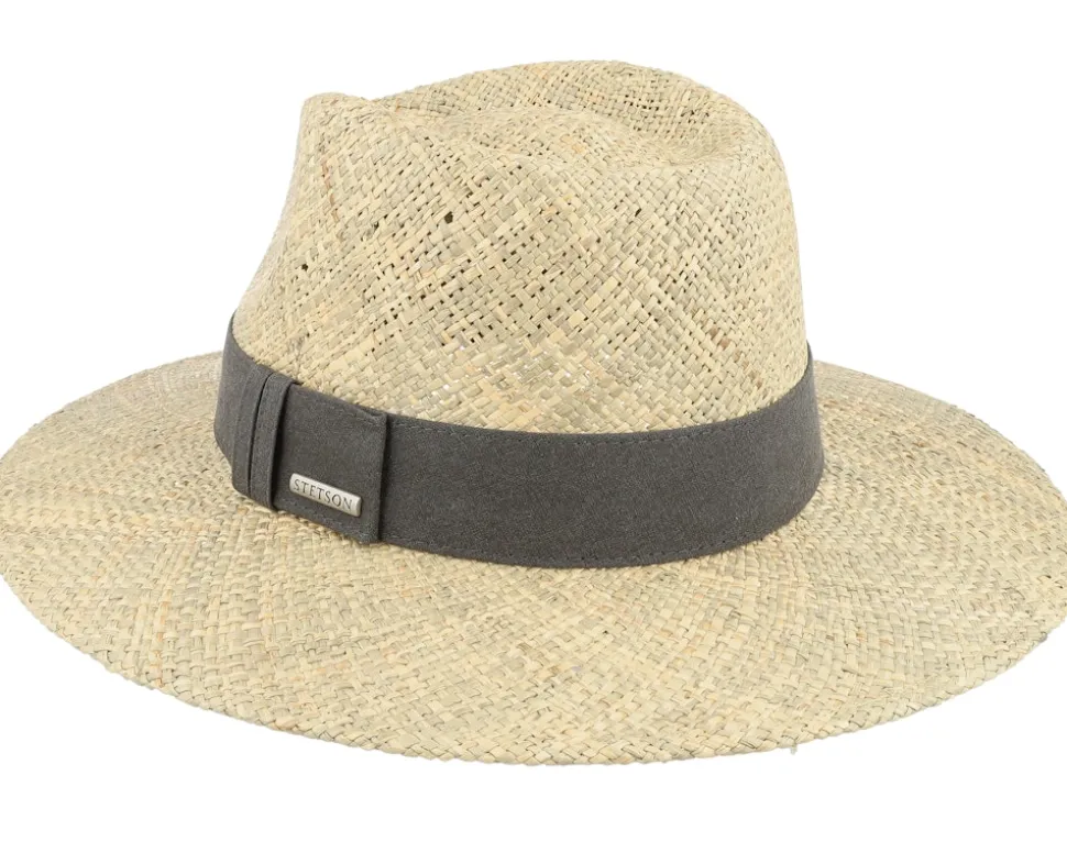 Traveller Seagrass Beige Straw Hat - Stetson