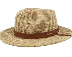 Traveller Seagrass Crochet Beige Straw Hat - Stetson