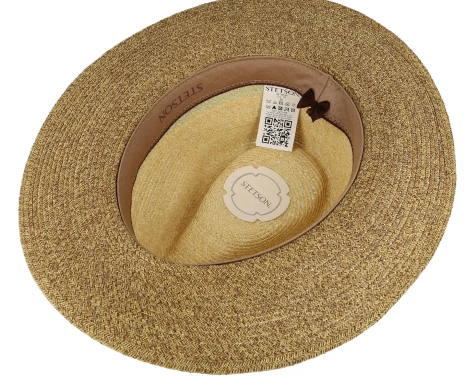Traveller Toyo Beige/Brown Straw Hat - Stetson
