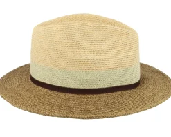 Traveller Toyo Beige/Brown Straw Hat - Stetson