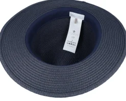 Traveller Toyo Dusty Navy Straw Hat - Lierys