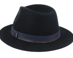 Traveller Woolfelt Black Fedora - Stetson