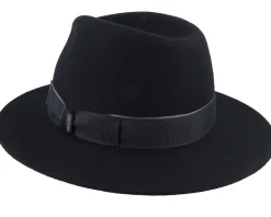 Traveller Woolfelt Black Fedora - Stetson