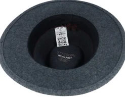Traveller Woolfelt Mix Anthra Melange Fedora - Stetson