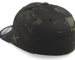 Tre Kronor Shield Side Panel Camo Black Flexfit - Army Head
