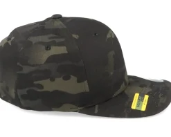 Tre Kronor Shield Side Panel Camo Black Flexfit - Army Head