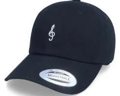 Treble Clef Black Dad Cap - Abducted