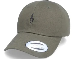 Treble Clef Olive Dad Cap - Abducted