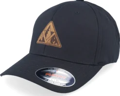 Triangle Shape Mountain Patch Black Flexfit - Wild Spirit