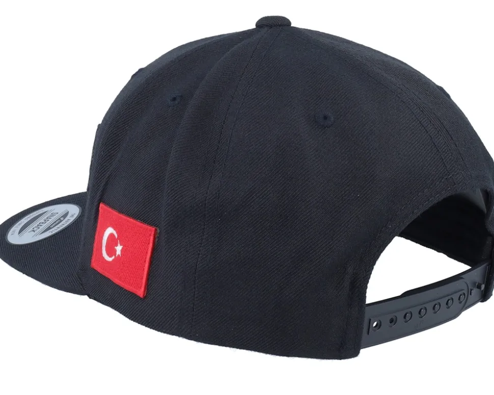 Türkiye Army Skull Black Snapback - Army Head
