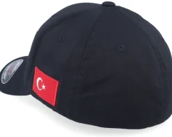 Türkiye Army Skull Black Wooly Combed Flexfit - Army Head